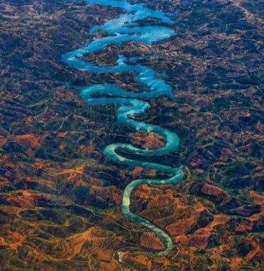 blue dragon river, Portugal