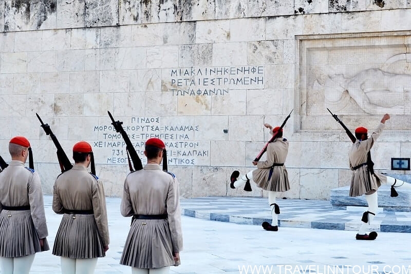 Changing Of The Guard Greek Parliament