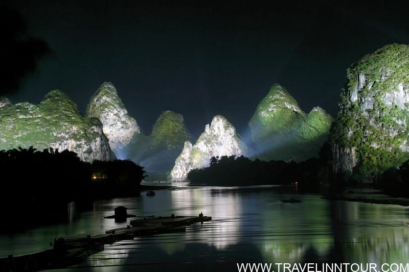 Guilin Mountains Night View - Photography Destinations For Travelers