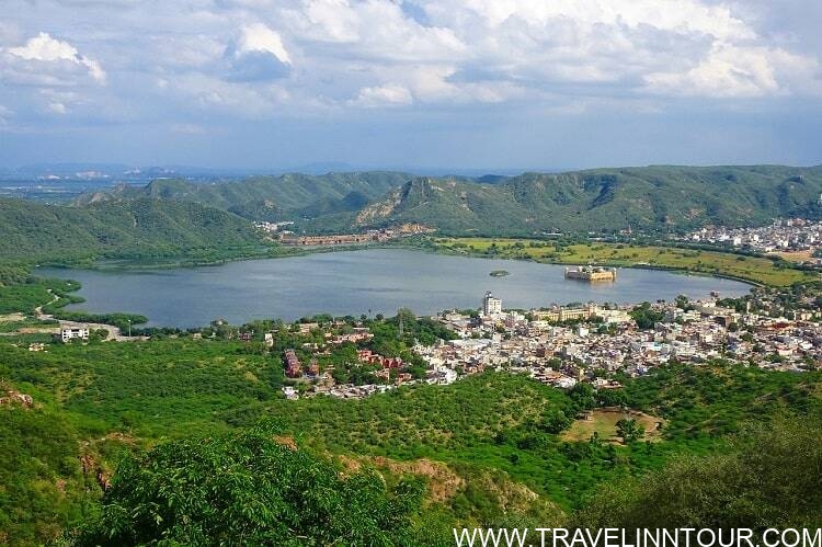 Lake Man Sagar Jalmahal Aravalli Hills Jaipur