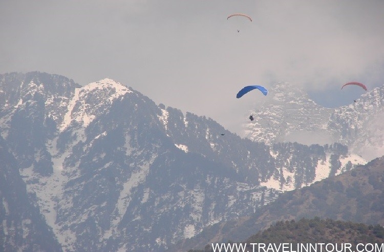 Things To Do in Dalhousie -Paragliding over Dhauladhar mountain range Himachal Pradesh