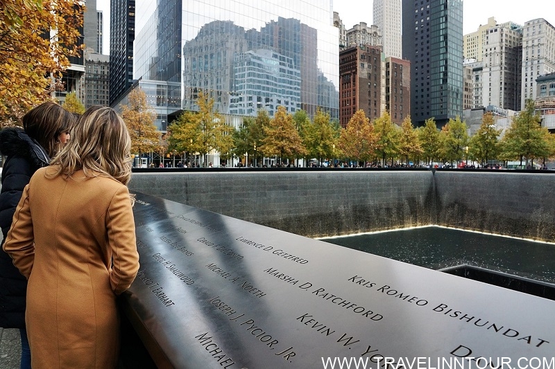 Graund zero memorial in New York. Ground zero