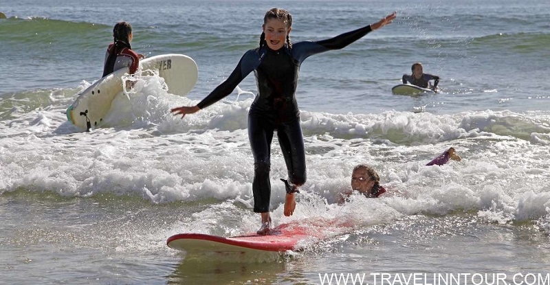 Surfing At Gale Beach