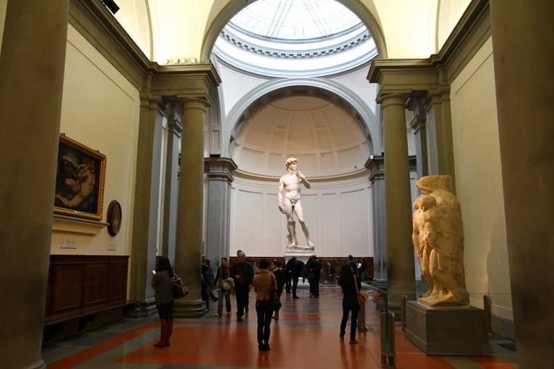 David by Michelangelo in The Gallery of the Accademia