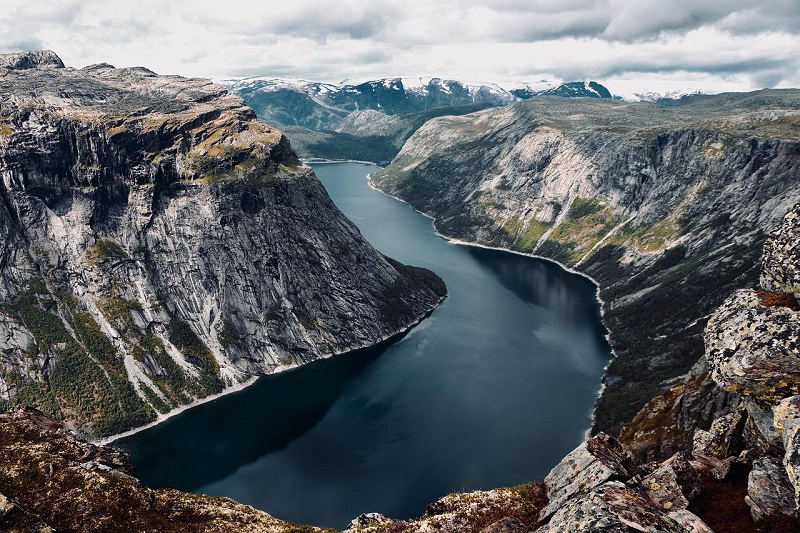 fjord Landscapes From Iceland