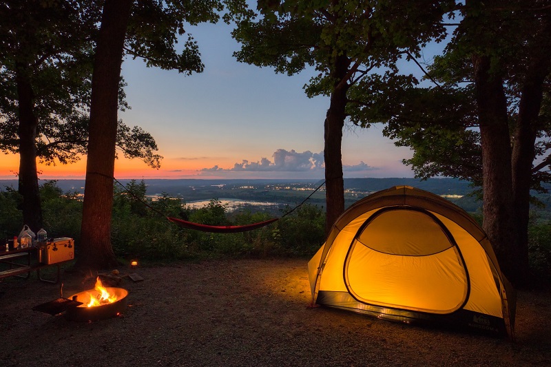 Camping at Red Top Mountain State Park