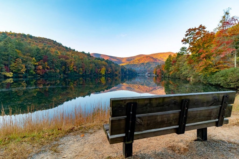 A beautiful view of Vogel state park, Georgia