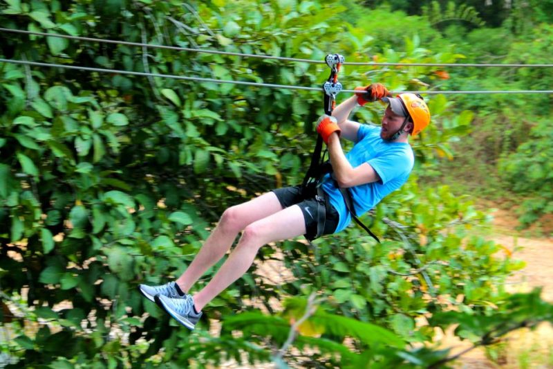 eco tourism in belize Jungle Canopy Zip lining