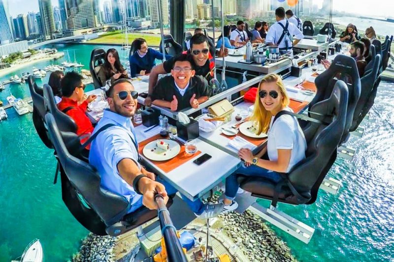 Dinner in the Sky Adventure Activities in Dubai
