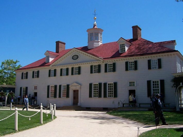 George Washington home at Mount Vernon